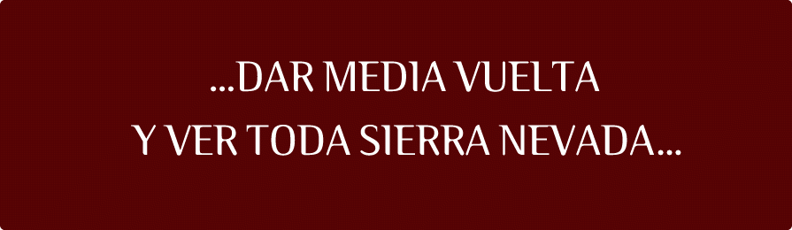 ...dar media vuelta y ver toda Sierra Nevada...